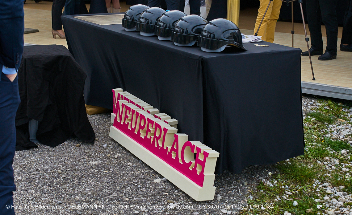 11. Mai 2017 - Grundsteinlegung für die LOGE und dem Kulturquadrat in Neuperlach